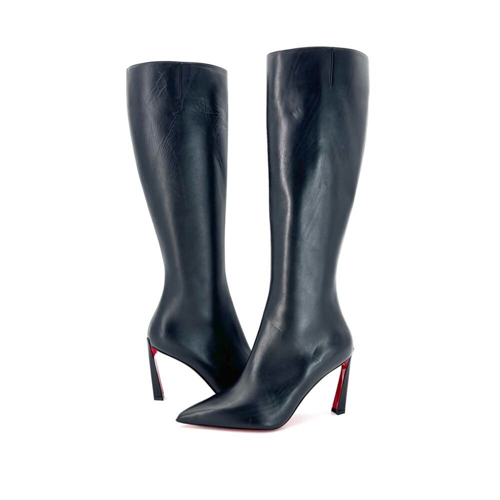 NEW Christian Louboutin Condora Botta 85 Knee High Pointed Toe Boots 36 - Picture 2 of 11